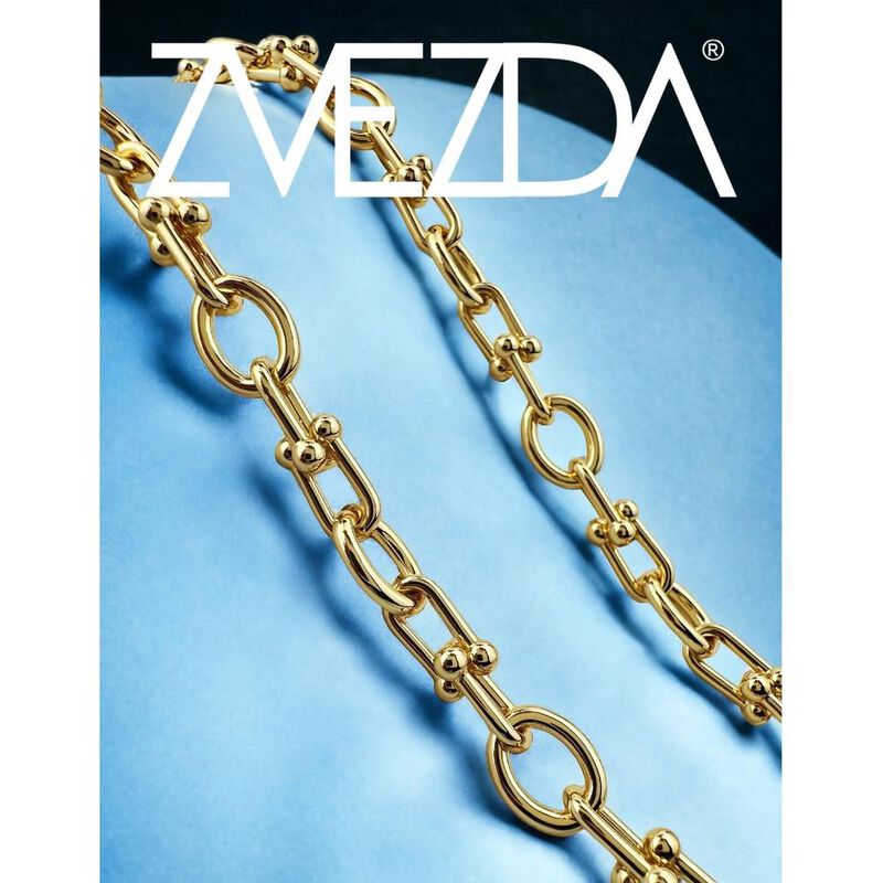 Collar de Mujer Chapa de oro 18K Zvezda image number null