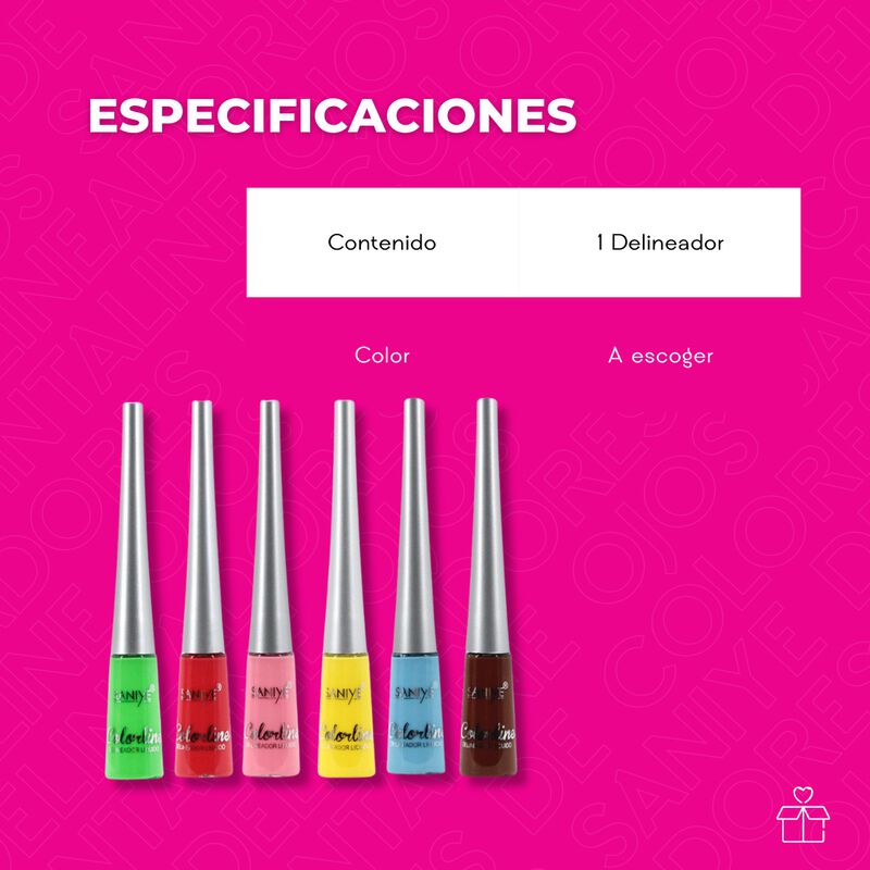 Delineadores De Colores Tintaline Ojos Saniye C... image number null