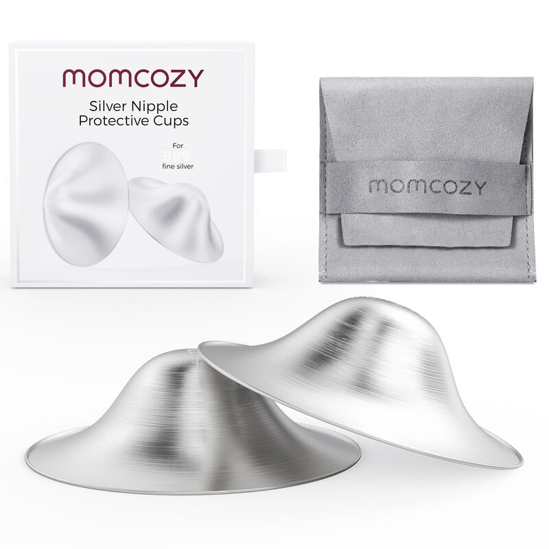 Vasos De Lactancia Momcozy 999 Plateados, Dise&ntilde;... image number null