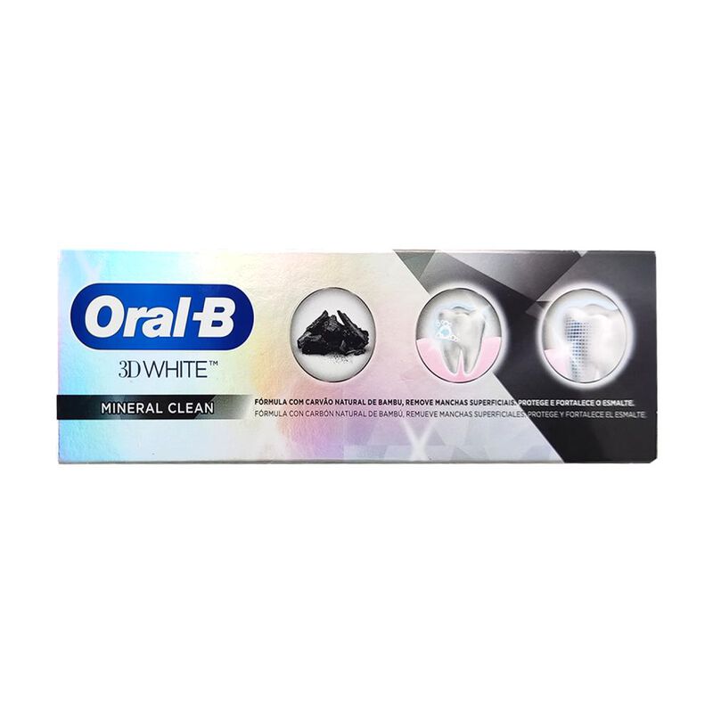 Pasta Dental Oral-b 3d White Mineral Clean Con ... image number null