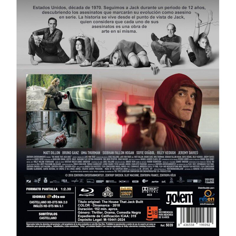 La Casa De Jack [blu-ray] (2018) The House That... image number null
