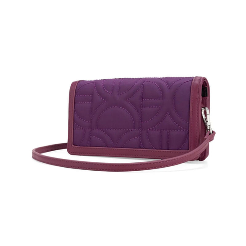 Cartera Cloe Flap Grande Doble Funci&oacute;n Textil C... image number null