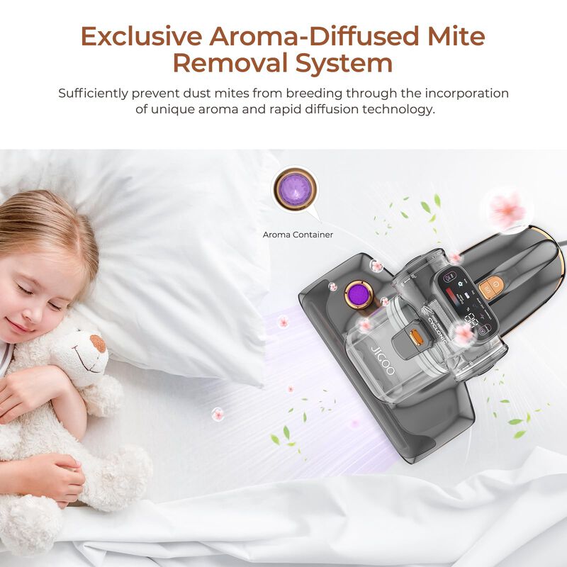 Aspirador De Cama Jigoo T600 700w 15kpa Con Luz... image number null