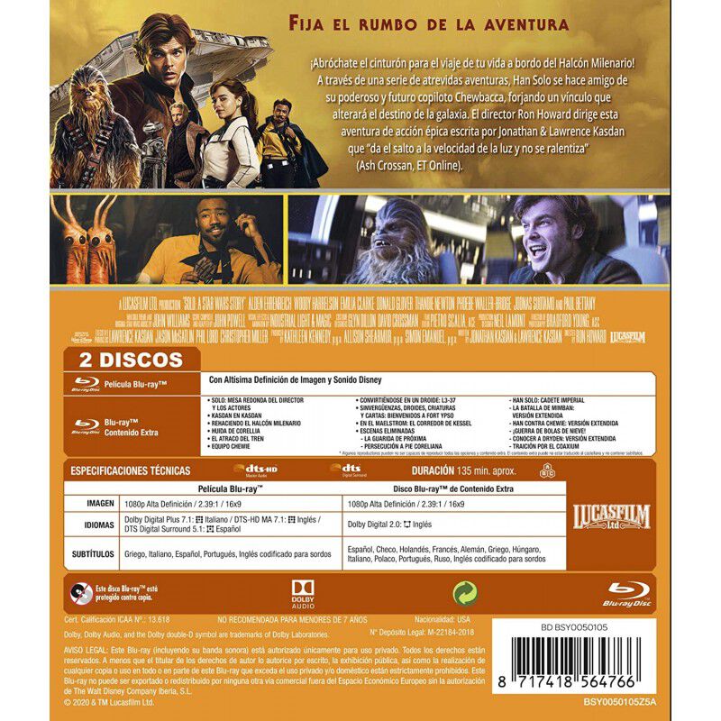 Han Solo: Una historia de Star Wars (Edici&oacute;n re... image number null