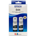 Botella de Tinta Epson 544, Negro, Modelo: T544120-2P. Paquete con 2 piezas