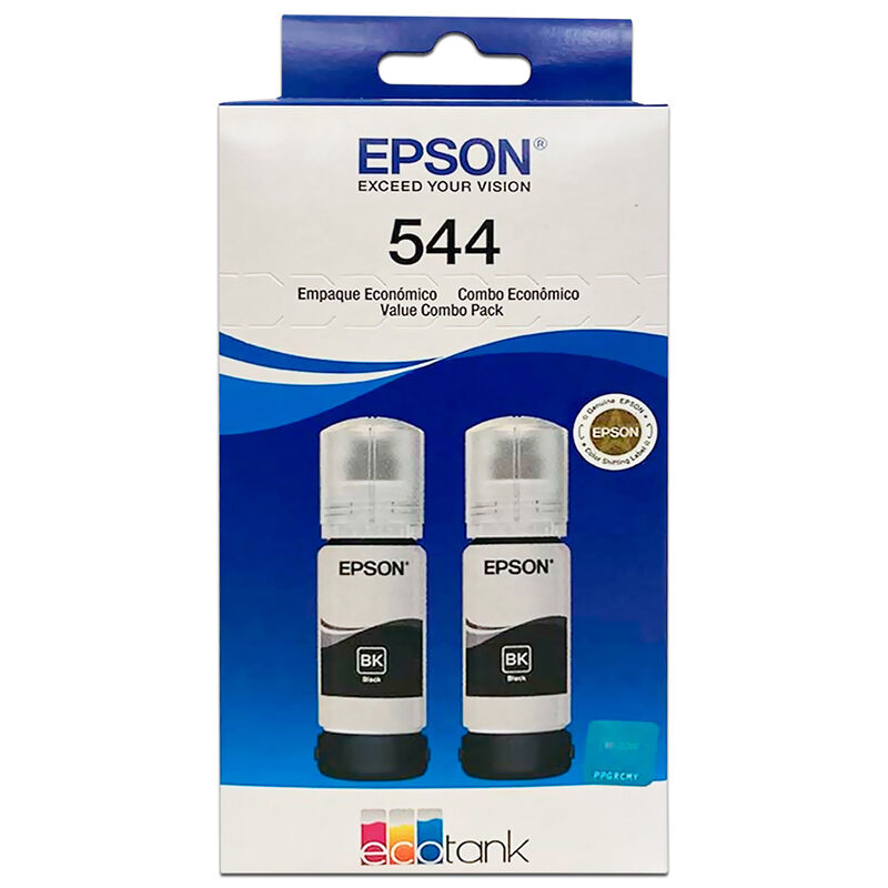 Botella de Tinta Epson 544, Negro, Modelo: T544... image number null
