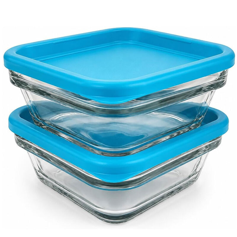 Juego De 5 Recipientes De Vidrio Para Meal Prep... image number null