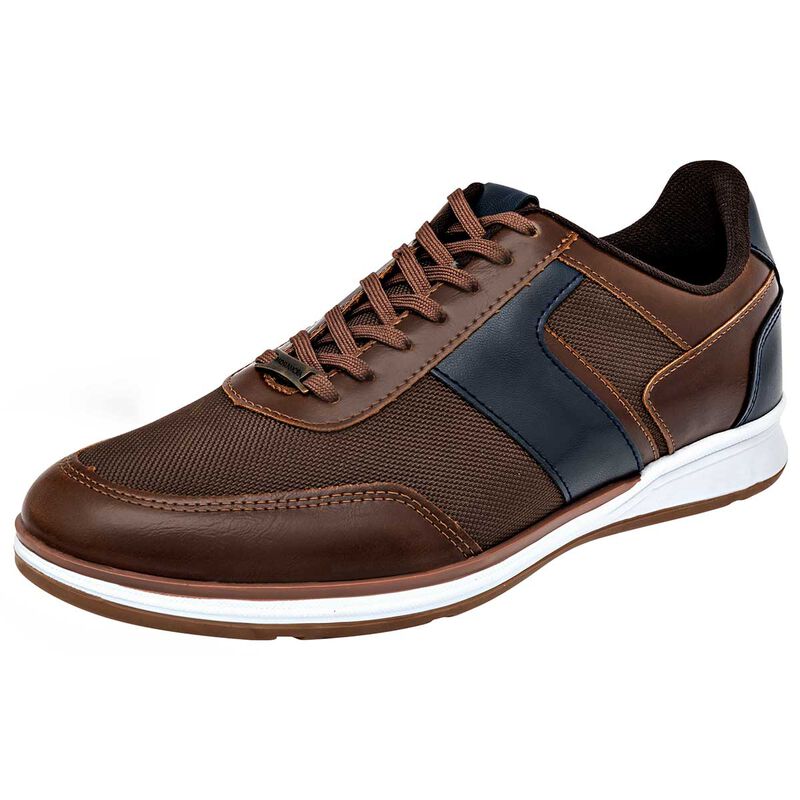 Moramora Zapato casual para hombre café marino image number null