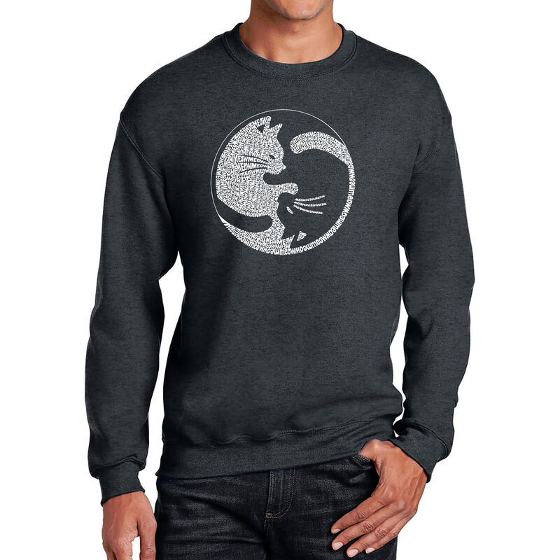 Sudadera De Cuello Redondo Word Art Para Hombre... image number null