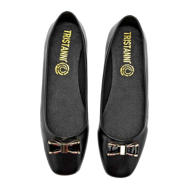 Tristanni Shoes Balerina Negro Para Mujer 14867... image number null