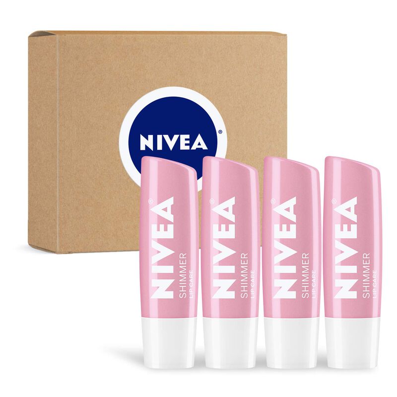 B&aacute;lsamo Labial Nivea Shimmer Con Manteca De Kar... image number null