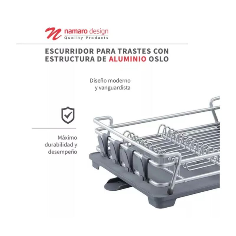 Escurridor De Cocina De Aluminio Oslo Namaro De... image number null