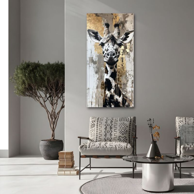 Cuadro Decorativo Impreso 40x60cm Jirafa image number null