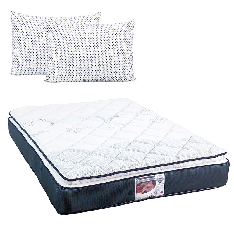 Colchón King Size Spring Air Mónaco+Almohada Di... image number null
