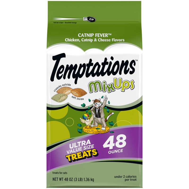 Cat Treats Temptations Mixups Catnip Fever, Bol... image number null