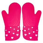 Juego De Guantes De Cocina Paris Hilton, Resistentes Al Calor, Para Ollas, Rosas