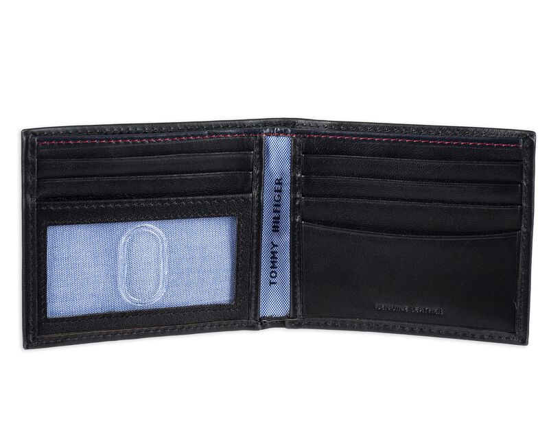 Cartera Tommy Hilfiger Delgada De Cuero Plegabl... image number null