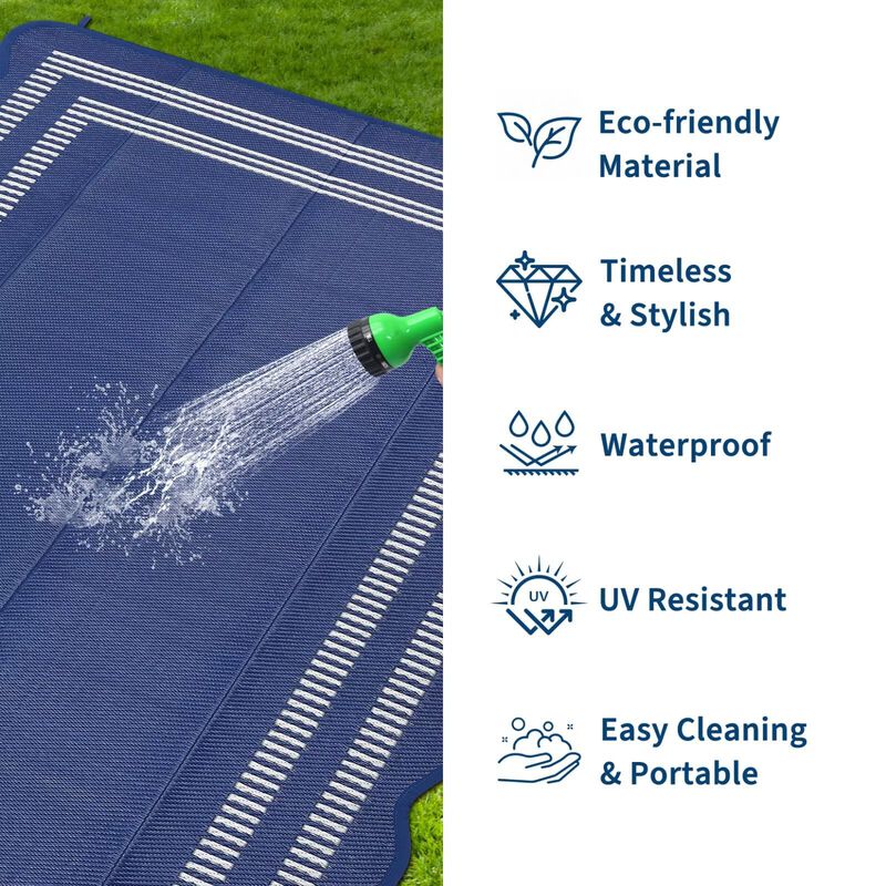 Alfombra Exterior Impermeable Garvee 8x10, Con ... image number null