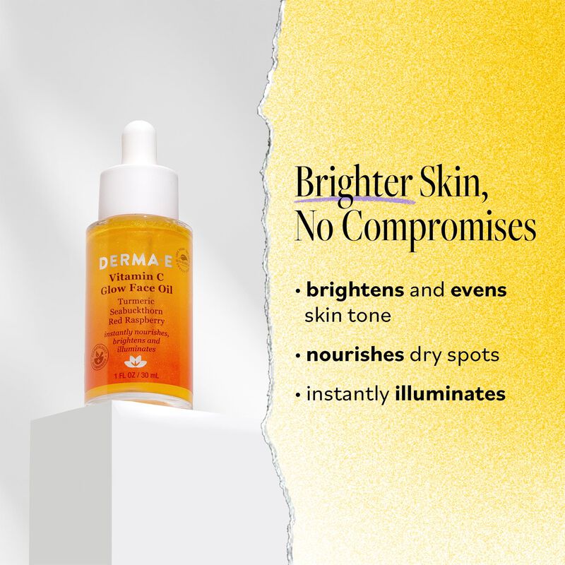 Aceite Facial Derma E Vitamina C Glow Con C&uacute;rcu... image number null