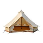 Tienda Campa&ntilde;a Glamping 3.5 M 8 Personas Algod&oacute;n Impermeable Beige Centurfit