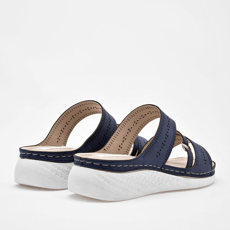 Mora Confort Sandalia para mujer marino image number null