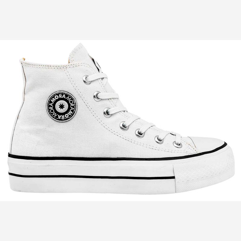 Moramora Tenis urbano para mujer blanco image number null