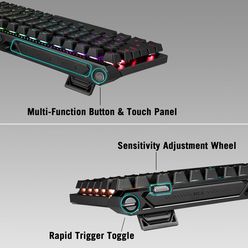 Teclado Asus Rog Falchion Ace 75% TKL con Cable... image number null