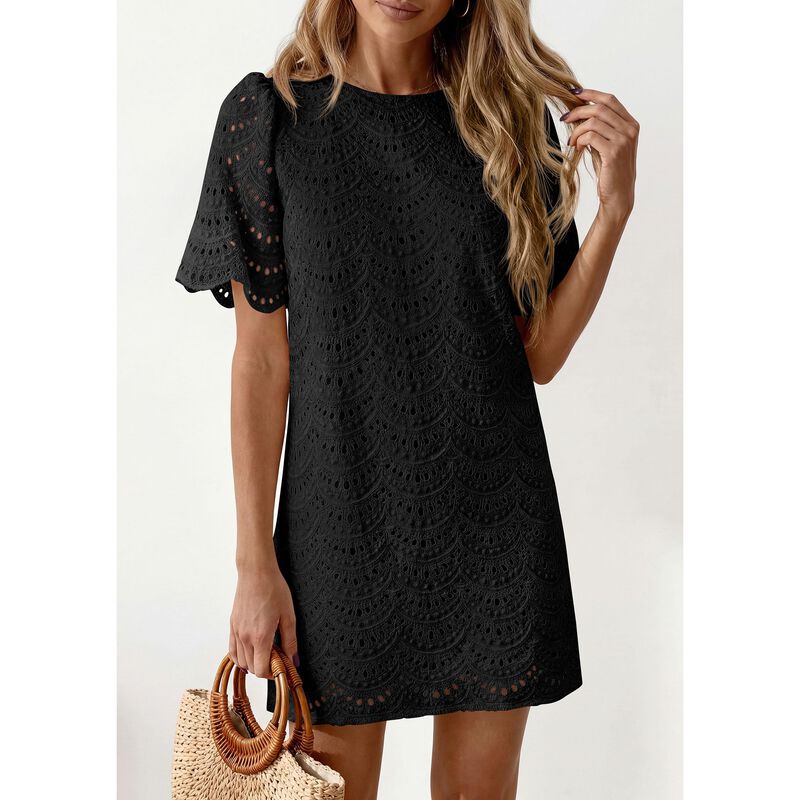 Vestido Corto Prettygarden de Encaje - Talla L image number null