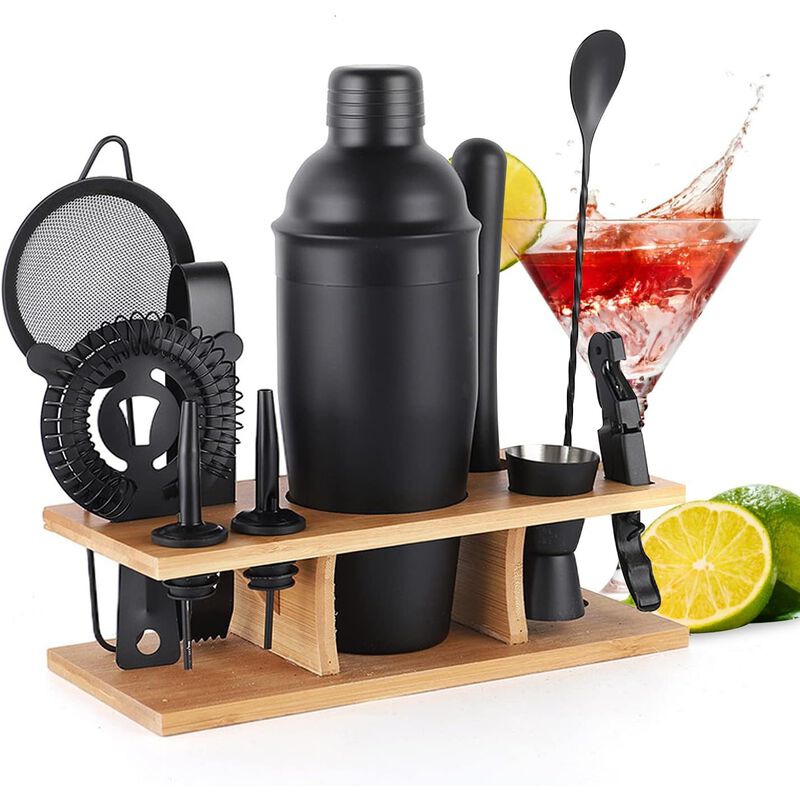 Set de Cocteler&iacute;a Obaly de 11 Piezas Negro image number null