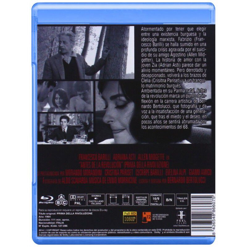 Antes De La Revoluci&oacute;n [blu-ray] (1964) Prima D... image number null