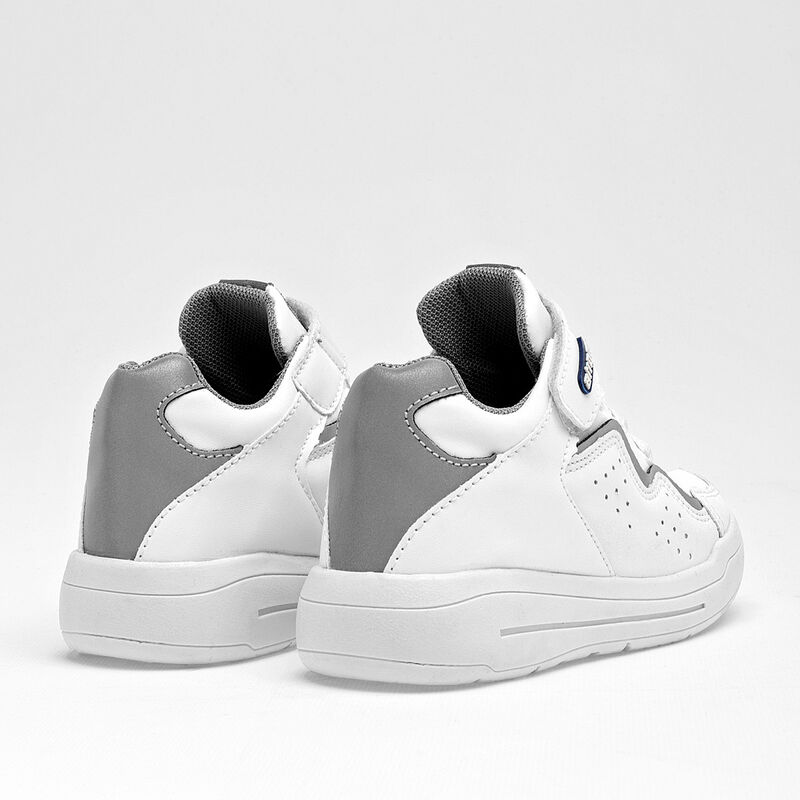 Atrom Tenis urbano para ni&ntilde;o blanco gris image number null