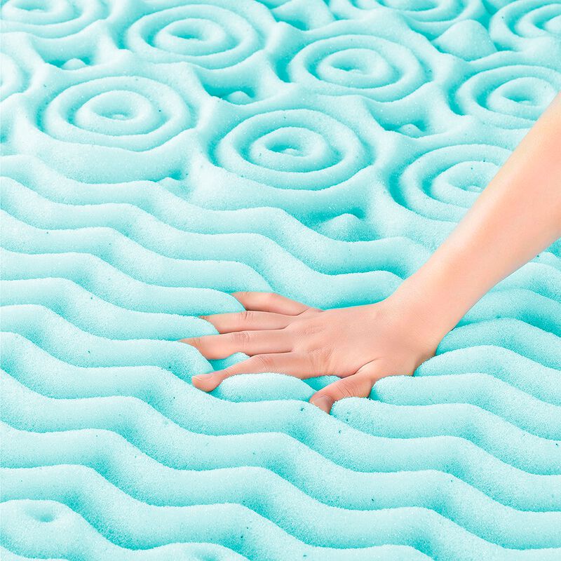 Cubrecolchón Individual Memory Foam 7.5cm Bluel... image number null