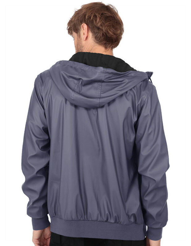 Chamarra Caballero Afelpada Capucha Gris Obscur... image number null