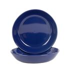 Taz&oacute;n De Cena 10 Strawberry Street 24 cm Azul Cobalto &ndash; Paquete De 2