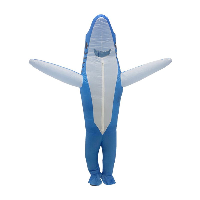 Disfraz Inflable De Tibur&oacute;n Adulto Haloween Fie... image number null