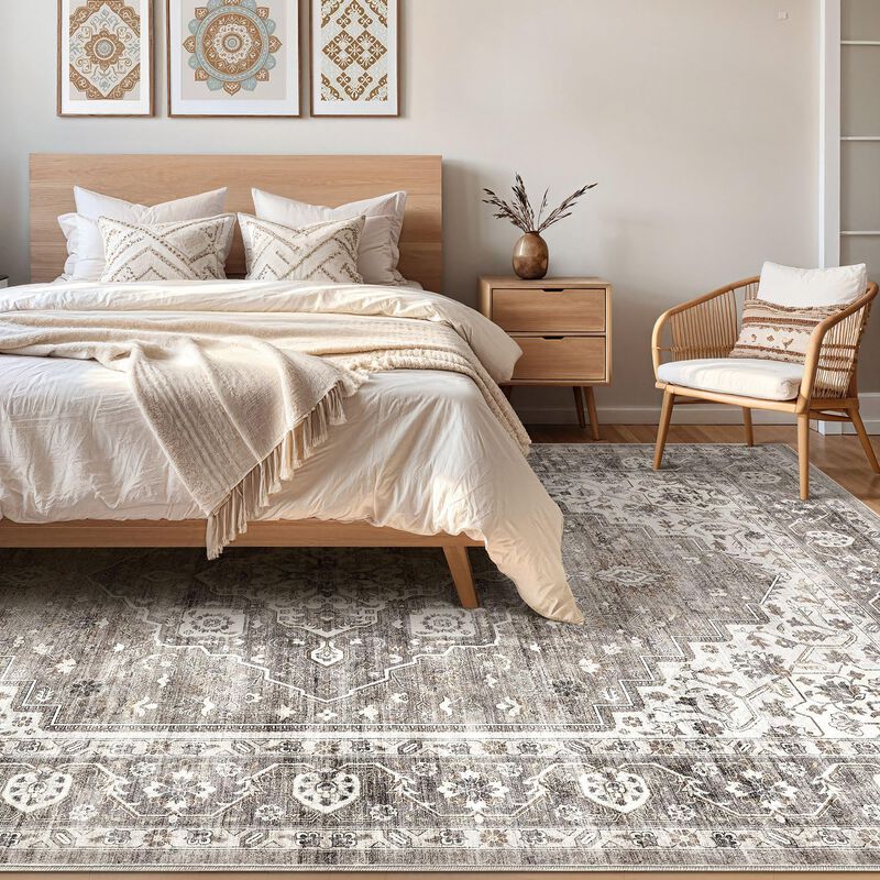 Alfombra Loongrug 152 cm &times; 122 cm Vintage Boho ... image number null