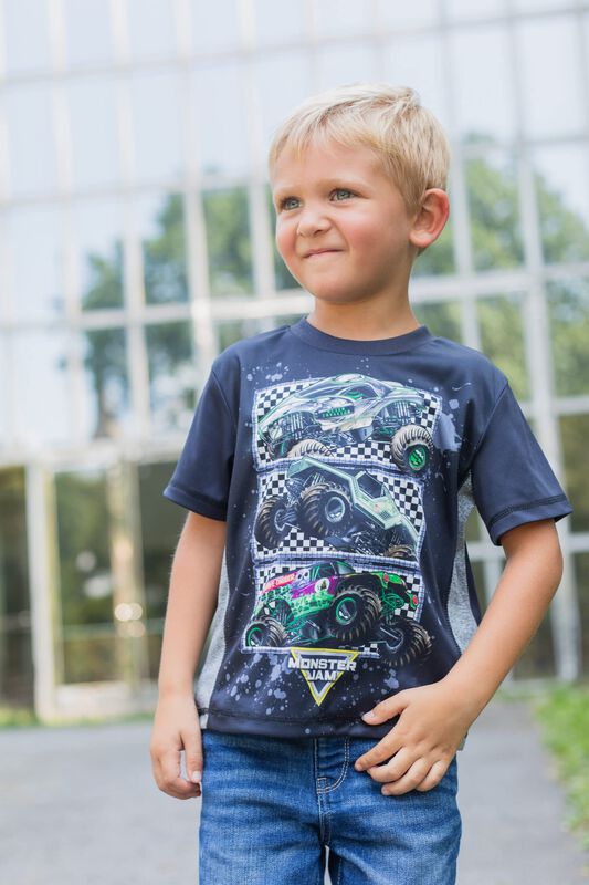 Camiseta Monster Jam Grave Digger El Toro Loco ... image number null