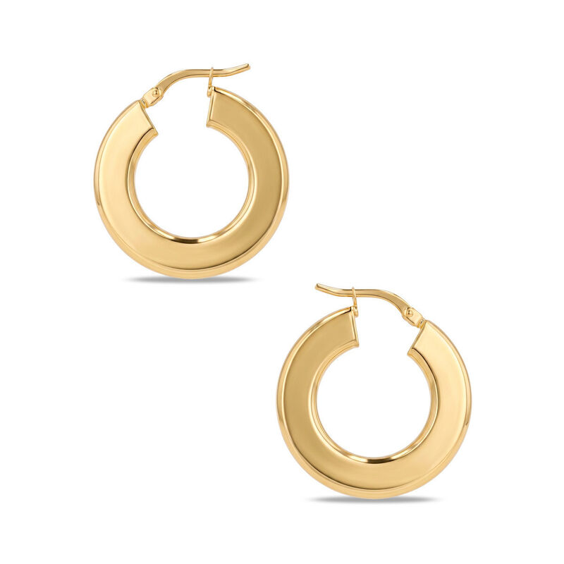 Arracadas Oro Amarillo 10k 15mm | Romance Dorad... image number null