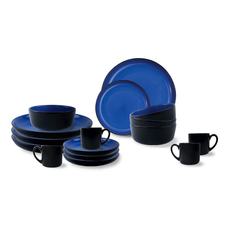 Vajilla Nattbla para 4 Personas &ndash; Cer&aacute;mica Negr... image number null