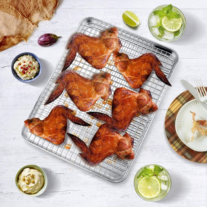 Bandeja para hornear P&P Chef 32cm con rejilla ... image number null