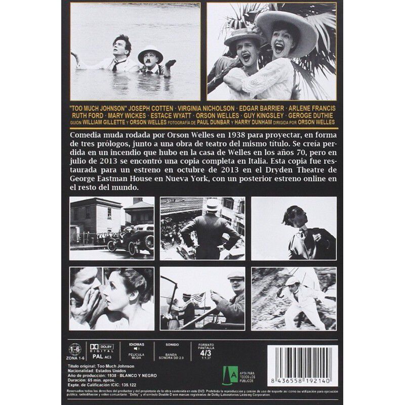 Too Much Johnson (1938) [dvd] image number null