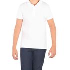 Polo Piqué Infantil/Juvenil Blanco – 100% Algodón | Cómoda y Resistente | Ideal para Escuela y Casual