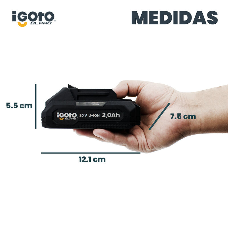 Bateria Li-ion Igoto Pro 20v Dc 2.0 A HI1006 image number null