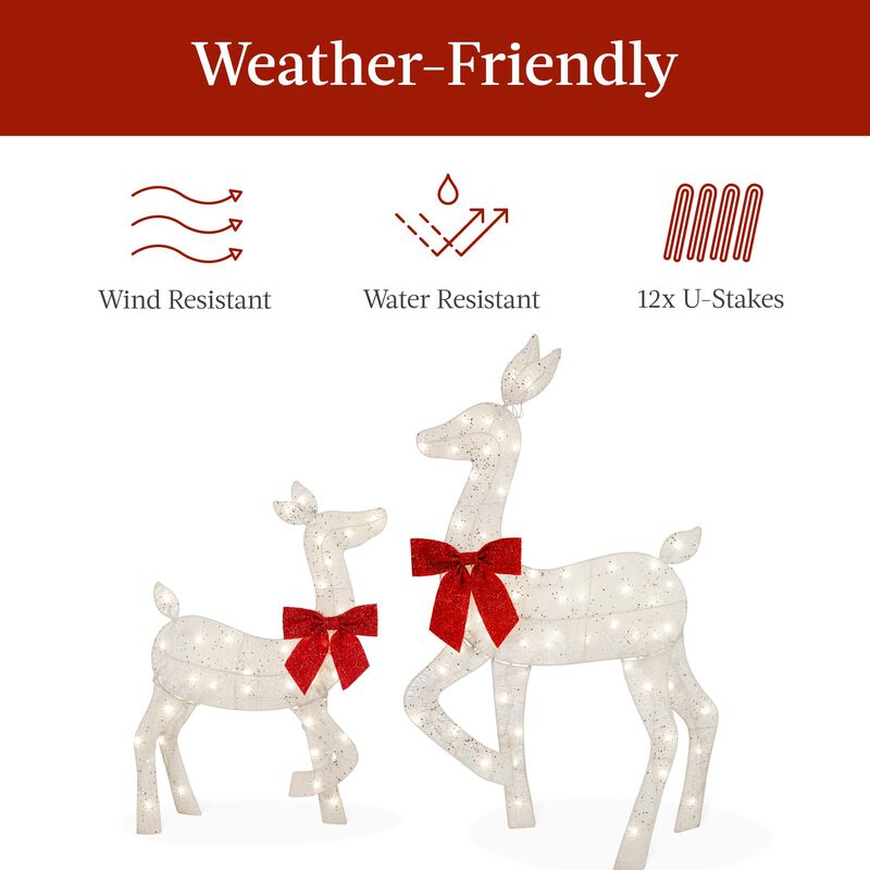 Set Christmas Deer Family Best Choice Products ... image number null