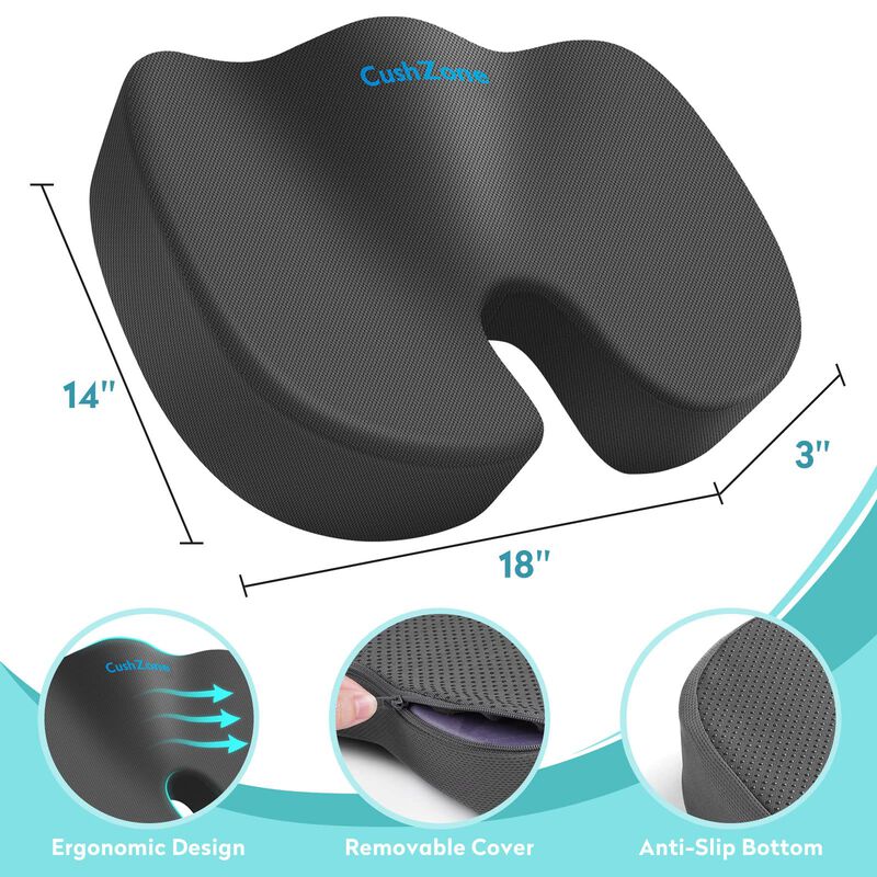 Coj&iacute;n De Asiento Cushzone Gel Para Silla De Ofi... image number null