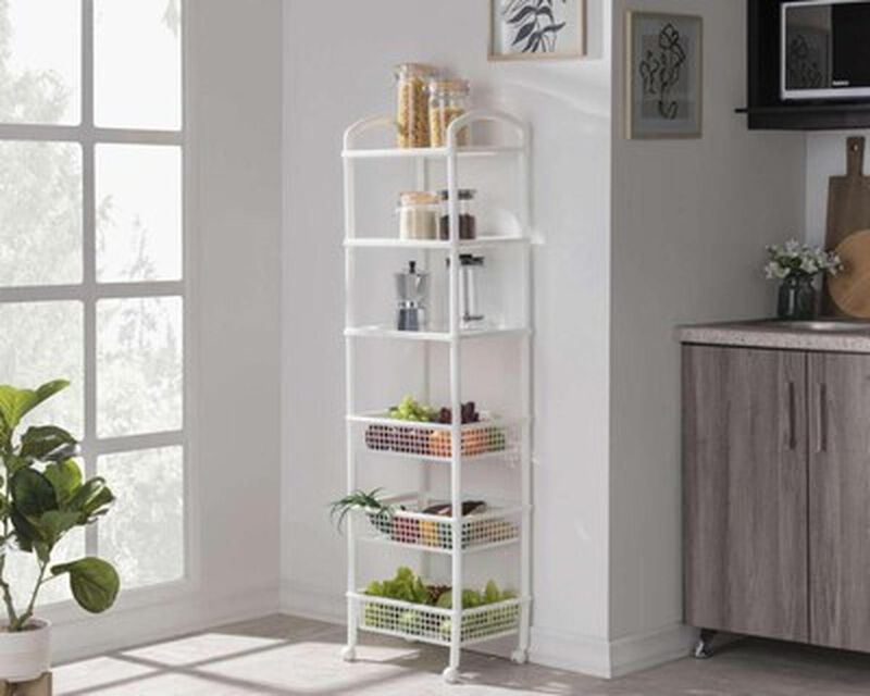 Mueble Organizador Con 3 Cestas Y 3 Charolas image number null