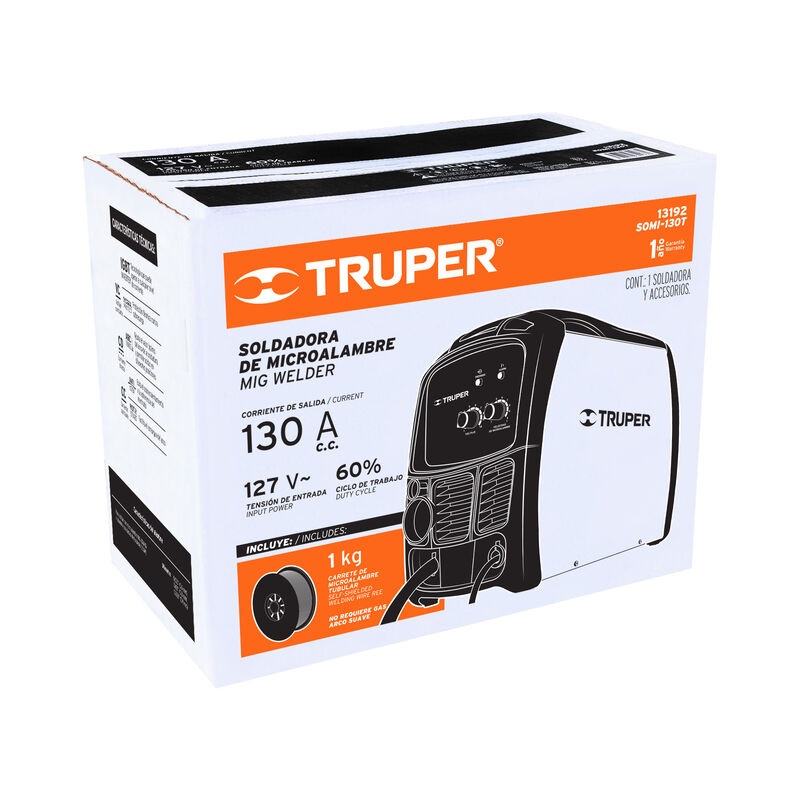 Soldadora para Microalambre 130 A Truper image number null