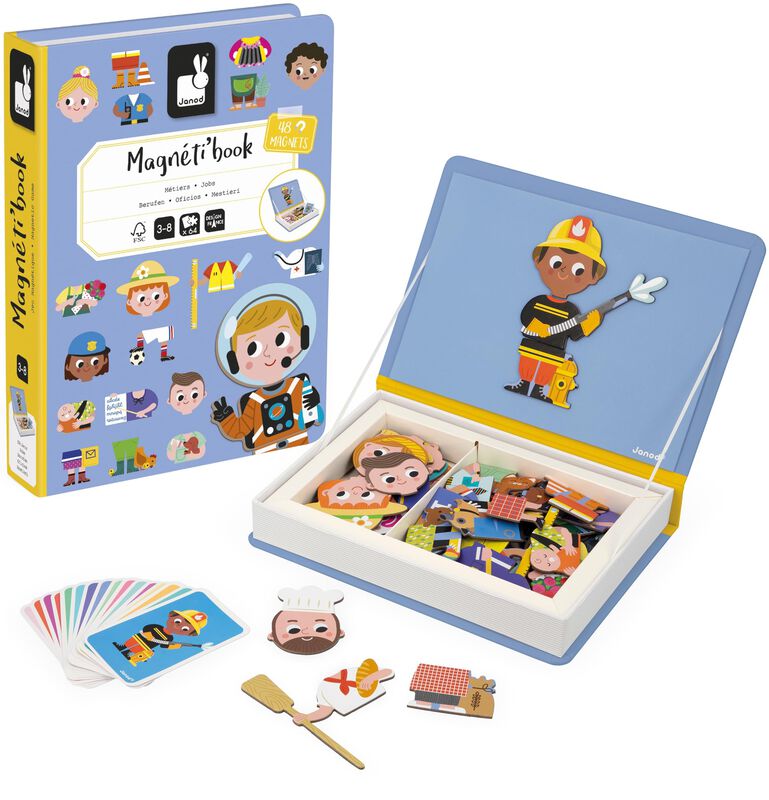 Juego Educativo Magn&eacute;tico Janod Magn&eacute;ti'book 48... image number null