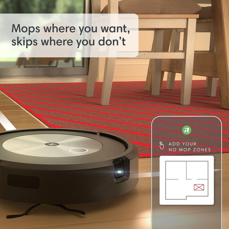 Robot Aspirador Irobot Roomba Combo J5 Con Freg... image number null