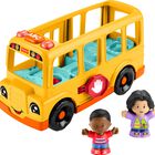 Autob&uacute;s Escolar De Juguete Fisher-price Little People Con 2 Figuras 1+y